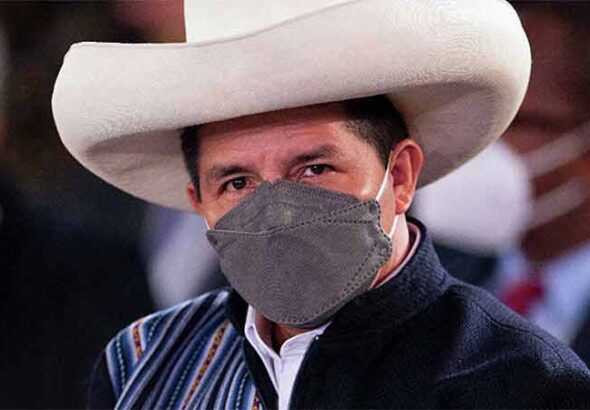 President of Peru, Pedro Castillo. File Photo.