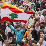 People gather at Naqsh-e Jahan Square in the central Iranian city of Esfahan to mark International Quds Day.