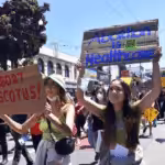 Women in San Francisco protest against US Supreme Court's recent attack on women's rights. Photo: Bill Hackwell.