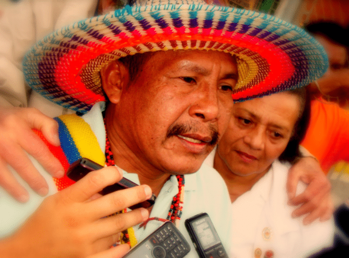 Featured image: Sabino Romero, a chieftan from the Shirapta indigenous community. Photo: La Iguana TV.