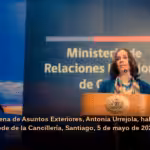 Featured image: Chile's Minister of Foreign Relations Antonia Urrejola speaks at an event. Photo: HispanTV. 