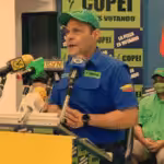 Featured image: The general secretary of the Copei party, Juan Carlos Alvarado, speaks at an event. Photo: Últimas Noticias. 