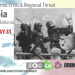 Flyer for OT's Editorial Room Talk #3. Orinoco Tribune.