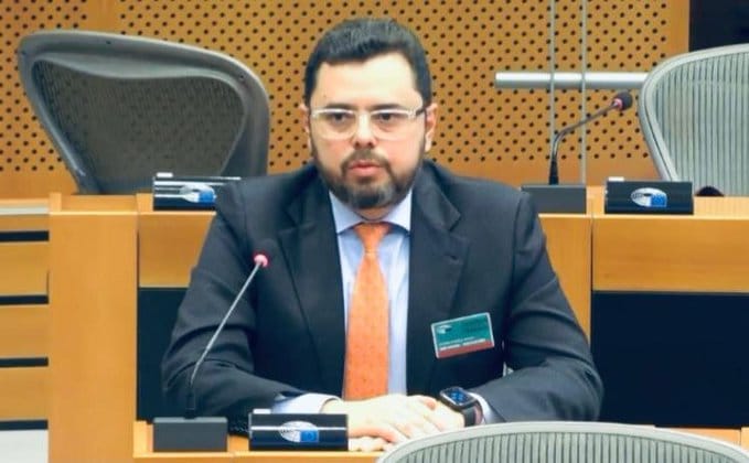 Featured image: Venezuelan opposition leader Antonio Ecarri at the European Union. Photo: Twitter/@aecarri