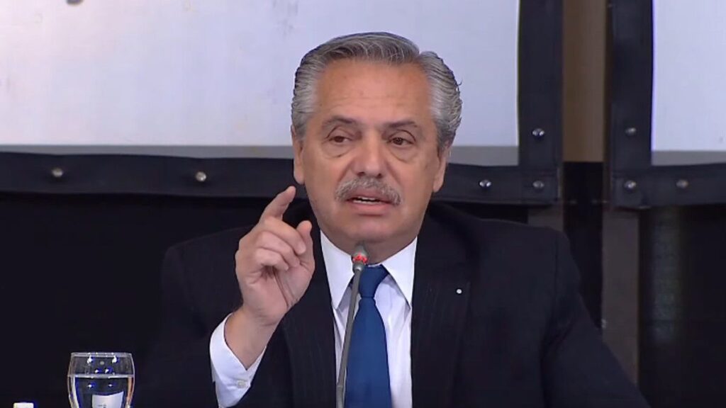 Argentinian President Alberto Fernández. File photo.