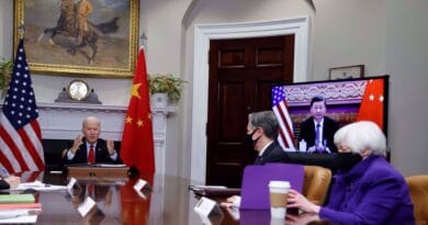 Featured image: US President Joe Biden, with Secretary of State Antony Blinken and Treasury Secretary Janet Yellen, speaks virtually with Chinese leader Xi Jinping from the White House in Washington, US, November 15, 2021. Reuters photo.