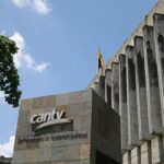 CANTV building in Caracas. File photo.