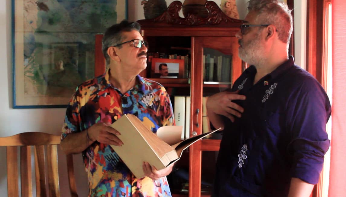 Featured image:  Daniel Kovalik interviewing Omar Cabezas, legendary Sandinista guerilla and author of Fire From the Mountain. 