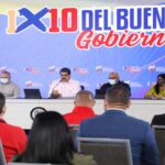 Venezuelan President Nicolas Maduro in a public event about the launching of the 1x10 system. Photo: Venezuela News.