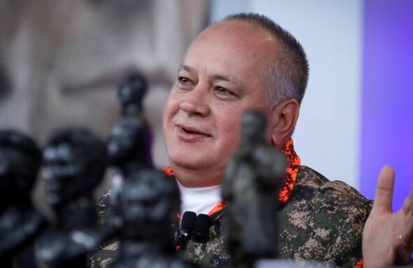 PSUV first vice president Diosdado Cabello during his weekly TV show Con el Mazo Danodo this Tuesday, May 25, 2022. Photo: Con el Mazo Dando.