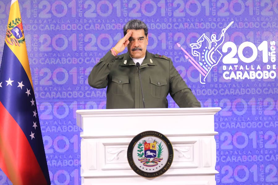 President Nicholás Maduro marks the 201st anniversary of the Battle of Carabobo. Photo: VTV.