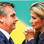 Photo composition with Jair Bolsonaro (left) and Jeanine Áñez (right) with the colors of the Brazilian flag in the background. File photo: Radio Habana Cuba.