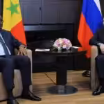 In a special TV interview on Friday evening following a meeting with African Union head Macky Sall in Sochi, Putin accused Western leaders of trying "to shift the responsibility for what is happening in the world food market". Photo: Twitter @ferozwala