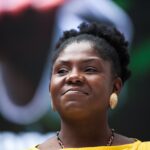 Francia Márquez candidate for the Vice Presidency of Colombia. Photo: Zuma Images