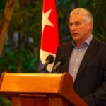 The President of Cuba, Miguel Díaz-Canel. Photo: Twitter/Presidency Cuba.