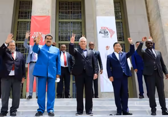 The heads of state of ALBA countries, at the 21st ALBA-TCP meeting in Havana, Cuba. Photo: Yaimi Revelo.