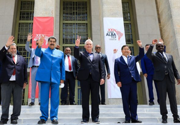 The heads of state of ALBA countries, at the 21st ALBA-TCP meeting in Havana, Cuba. Photo: Yaimi Revelo.