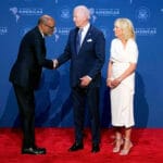 As Haiti in full political and social breakdown, Haiti’s de facto prime minister Ariel Henry spent thousands to travel to Los Angeles for the Summit of the Americas fiasco and to bow to President Biden, who put him into power. File photo.