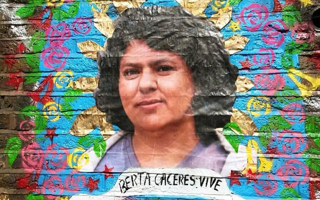 A mural of Berta Cáceres. Photo: War on Want.