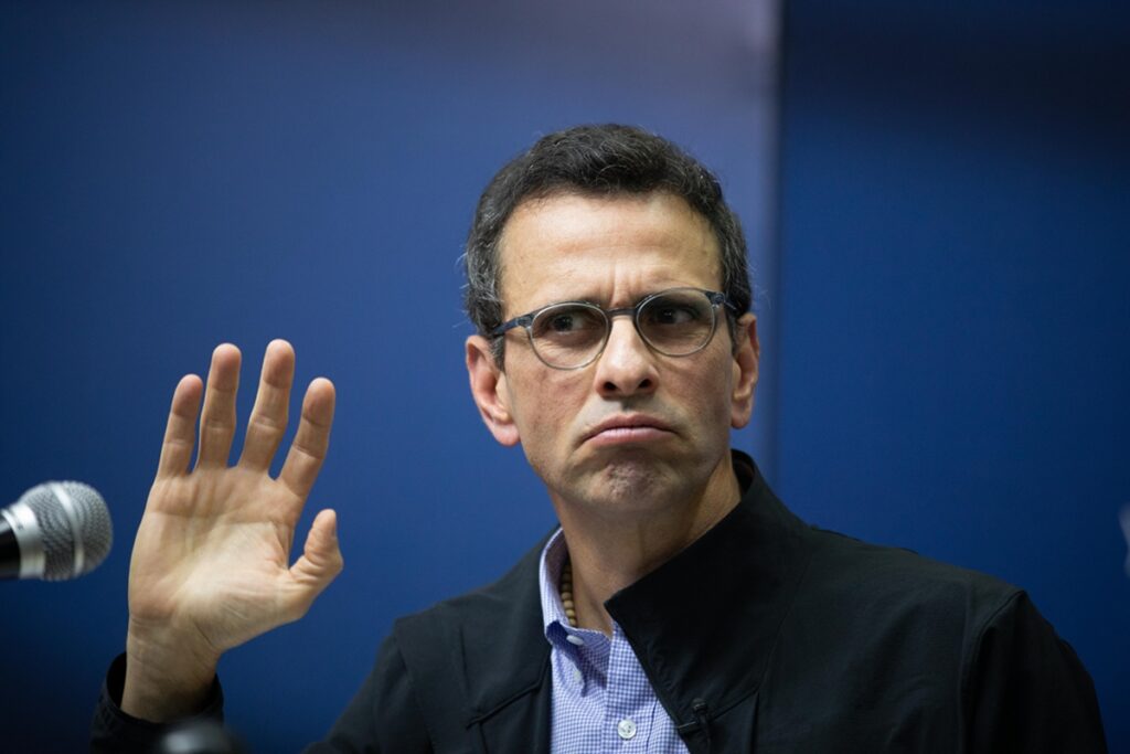 Venezuelan opposition leader Henrique Capriles Radonski. File photo.