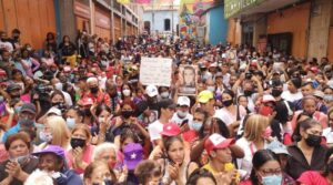 Rally held in April in Venezuela demanding freedom for Alex Saab. Credit: Kawsachun News.