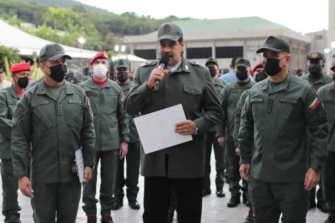 Featured image: President Nicolás Maduro presents a briefing on Operation Bolivarian Shield 2022: Fight Against the TANCOL. Photo: Presidential Press.