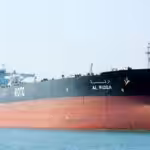 Iranian oil tanker Al Riqqa spotted in a Chinese port. Photo: Getty images.