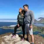 Leopoldo López and his wife, Lilian Tintori, in Lofoten, Norway, on vacation. Photo: RedRadioVE. 
