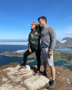 Leopoldo López and his wife, Lilian Tintori, in Lofoten, Norway, on vacation. Photo: RedRadioVE. 