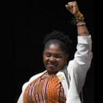 Francia Márquez, vice-president elect of Colombia. Photo: Daniel Muñoz/AFP.