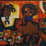 LeRoy Clarke (Trinidad and Tobago), Now, 1970. Photo: Tricontinental.