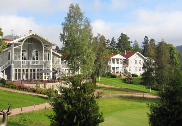 View of Losby Manor, a suburb of Oslo where the Oslo Forum is being held. File photo.