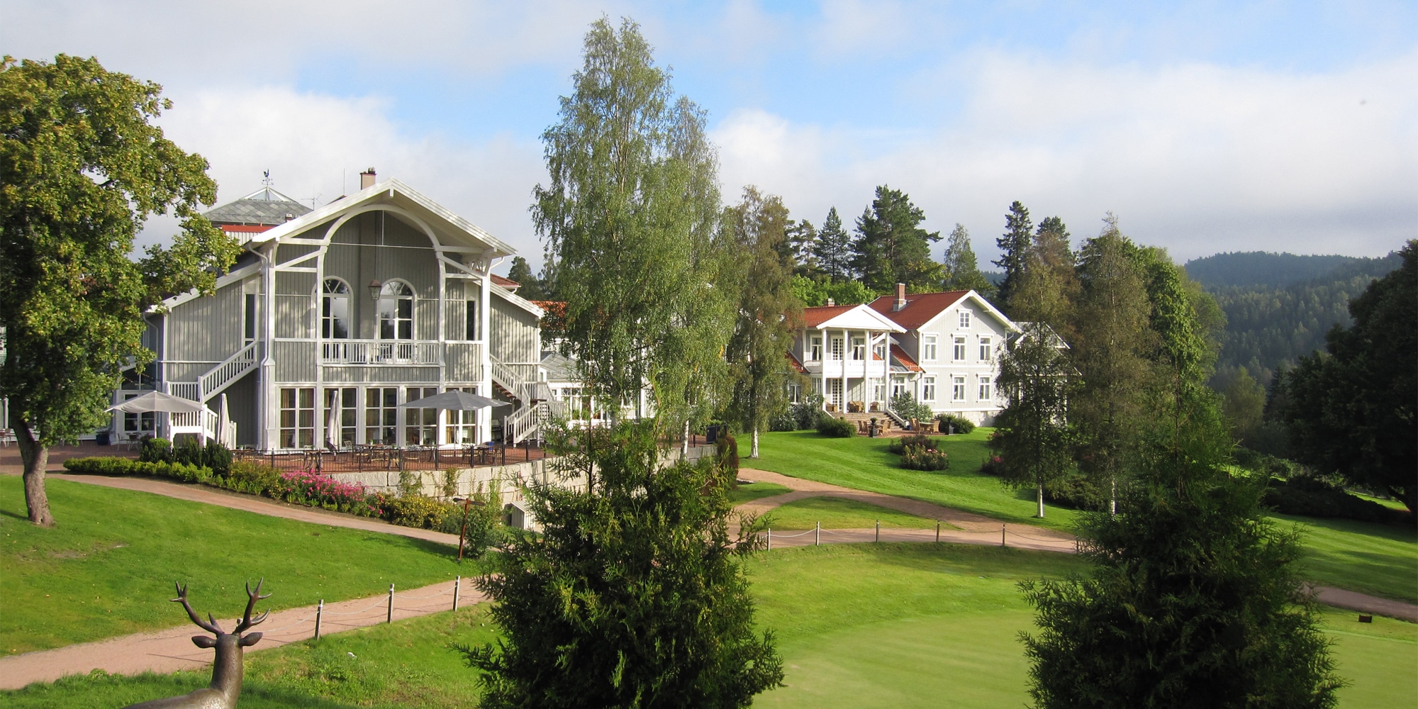 View of Losby Manor, a suburb of Oslo where the Oslo Forum is being held. File photo.