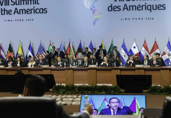 IX Summit of the Americas. Date: April 13, 2018 Place: Lima, Peru Credit: Juan Manuel Herrera/OAS.
