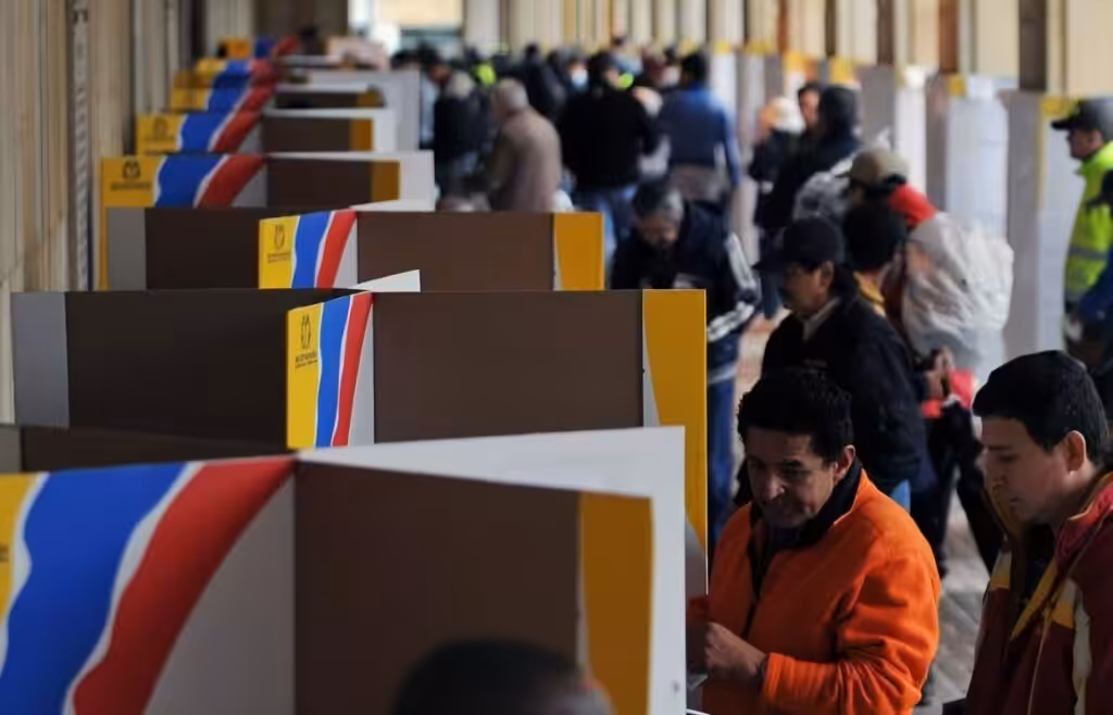 Election process in Colombia - Image by Telesur.