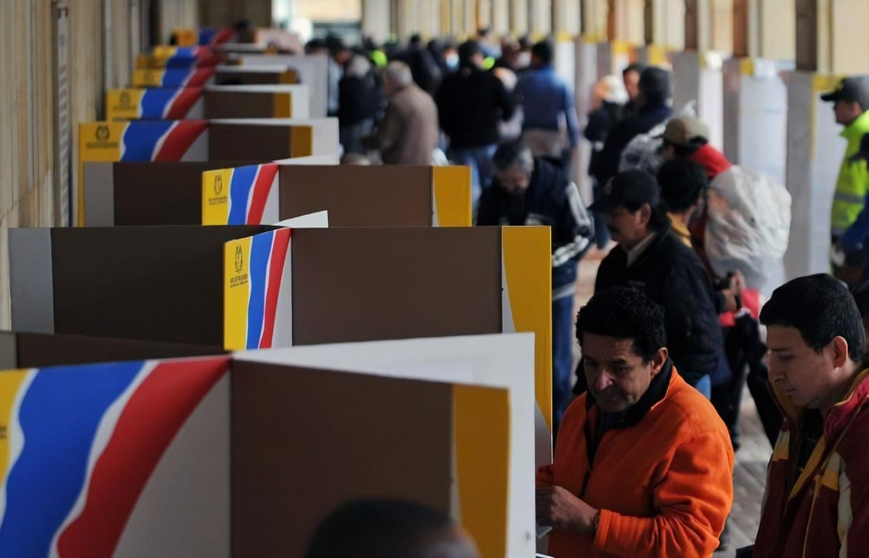 Election process in Colombia - Image by Telesur.