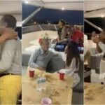 Footage from Rodolfo Hernández's Pfizer-sponsored yacht party in Miami that has generated scandal in Colombia. Photo: Cambio.