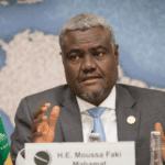 The president of the commission of the African Union, Moussa Faki Mahamat. Photo: RedRadioVE.
