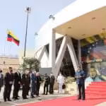 Venezuelan President Nicolás Maduro gives a speech upon arrival at the Simón Bolívar International Airport, on Saturday, June 18, 2022. Photo: Presidential Press.