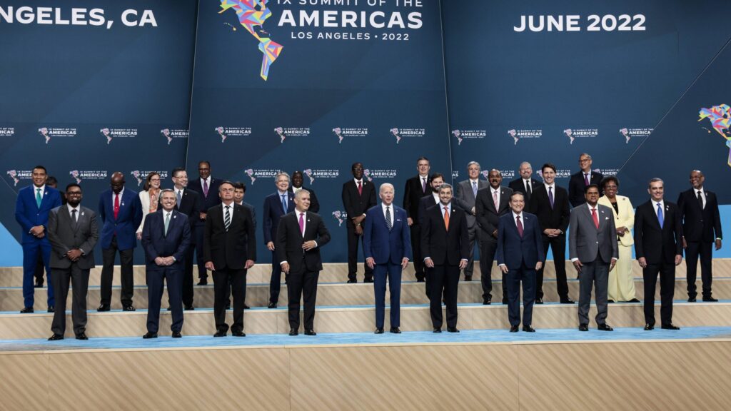 Official photo of Summit of the Americas 2022. Photo: Alan Santos/PR, Palacio de Planalto, Wikimedia Commons.