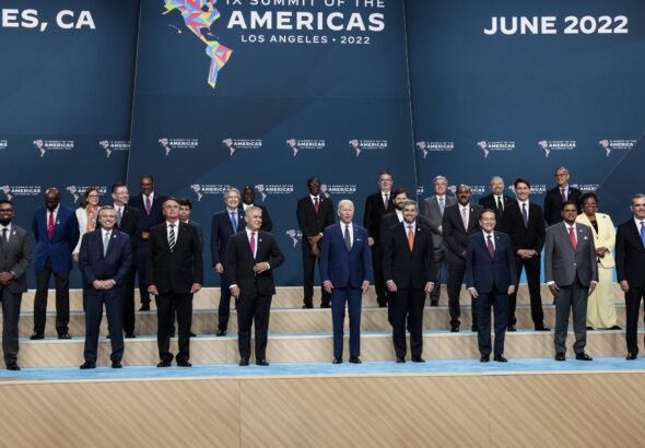 Official photo of Summit of the Americas 2022. Photo: Alan Santos/PR, Palacio de Planalto, Wikimedia Commons.
