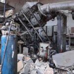 A picture taken on January 2, 2022 shows damage at the Al-Arshani water station, after it was reportedly hit by a Russian airstrike, in the village of the same name, northeast of the the rebel-held city of Idlib. Photo: OMAR HAJ KADOUR / AFP.