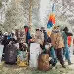 A group of young Ecuadorians in the streets. File photo.