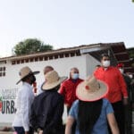 President Maduro meets the now re-housed residents of Villa Zamora, Guatire municipality, Miranda state, who had been illegally evicted from their lands. Photo: Presidential Press.