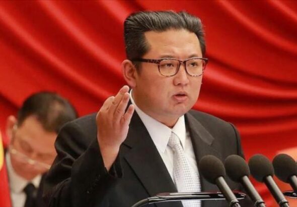 North Korean President Kim Jong-un during a government ceremony in Pyongyang, North Korea, January 1, 2022. Photo: HispanTV.