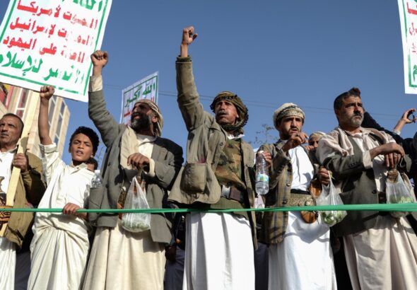 Protest by Ansar Allah supporters. Ansar Allah is a strong, broad-based resistance movement. Ansar Allah, their supporters and their fighters come from all sorts of backgrounds, united around the common goal of removing the occupiers from their land. File photo.