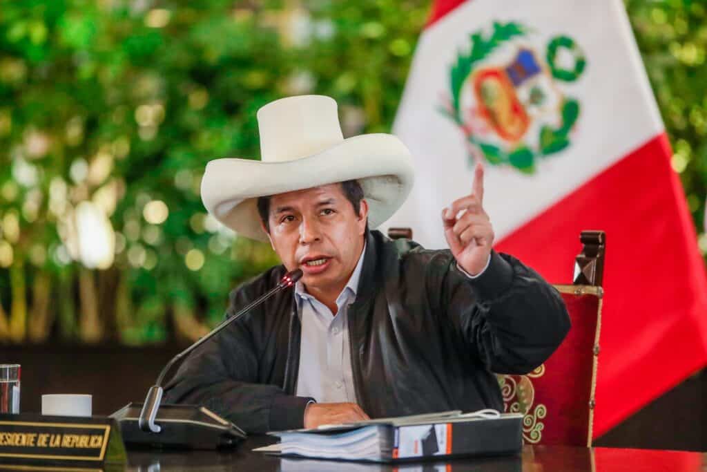 President of Peru, Pedro Castillo. File photo.