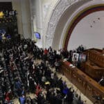Venezuelan National Assembly during a plenary session in Caracas. Photo: Matias Delacroix/AP.