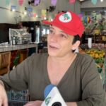 Cassia Bechara of the MST National Board in interview with Kawsachun News at Armazém do Campo in São Paulo, on June 29, 2022. Photo: Kawsachun News.