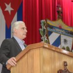 Cuban President Miguel Díaz-Canel speaks in the National Assembly of Cuba. Photo: PCC.